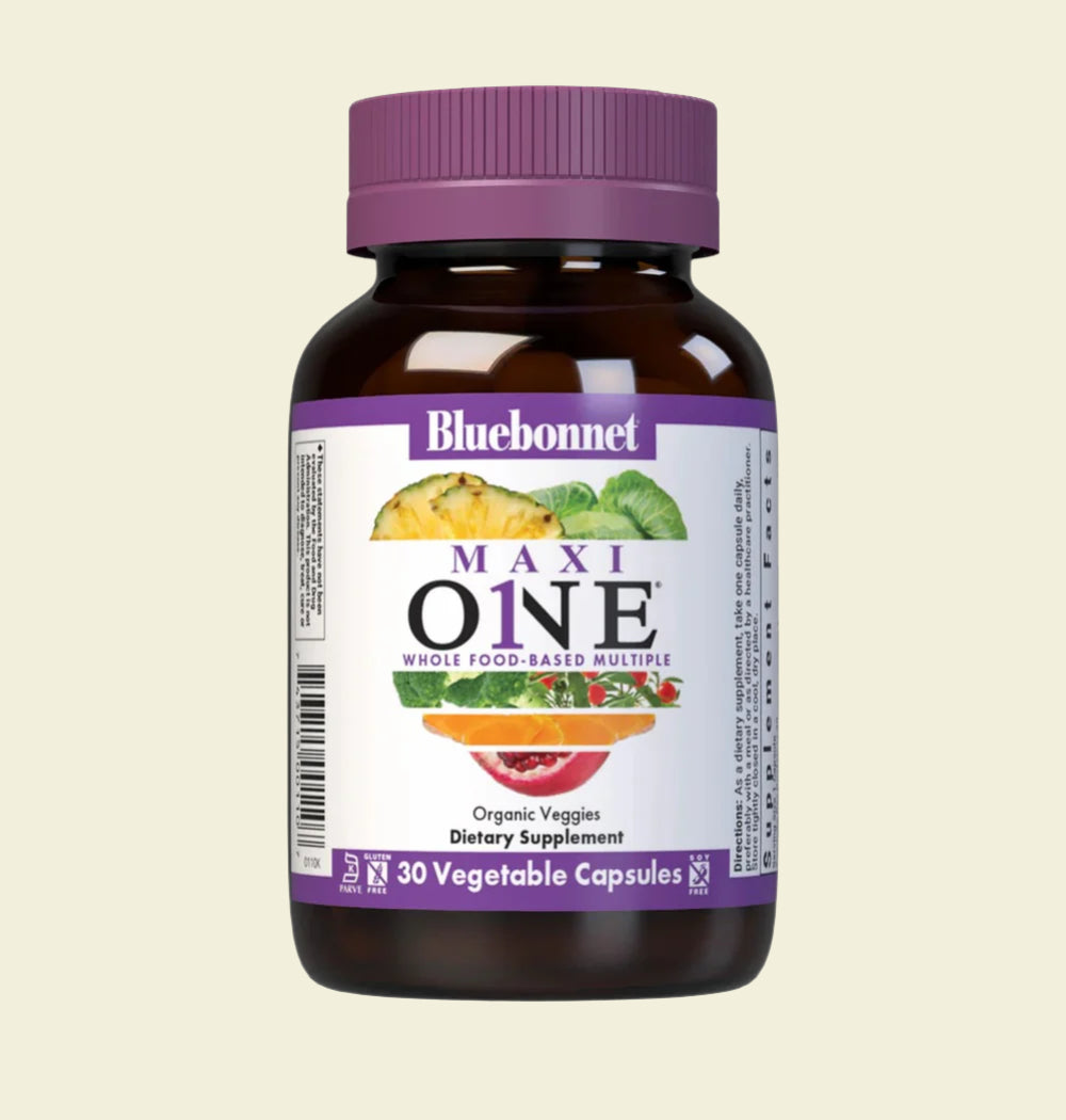 Bluebonnet Nutrition Maxi One Whole Food-Based Multiple With Iron
