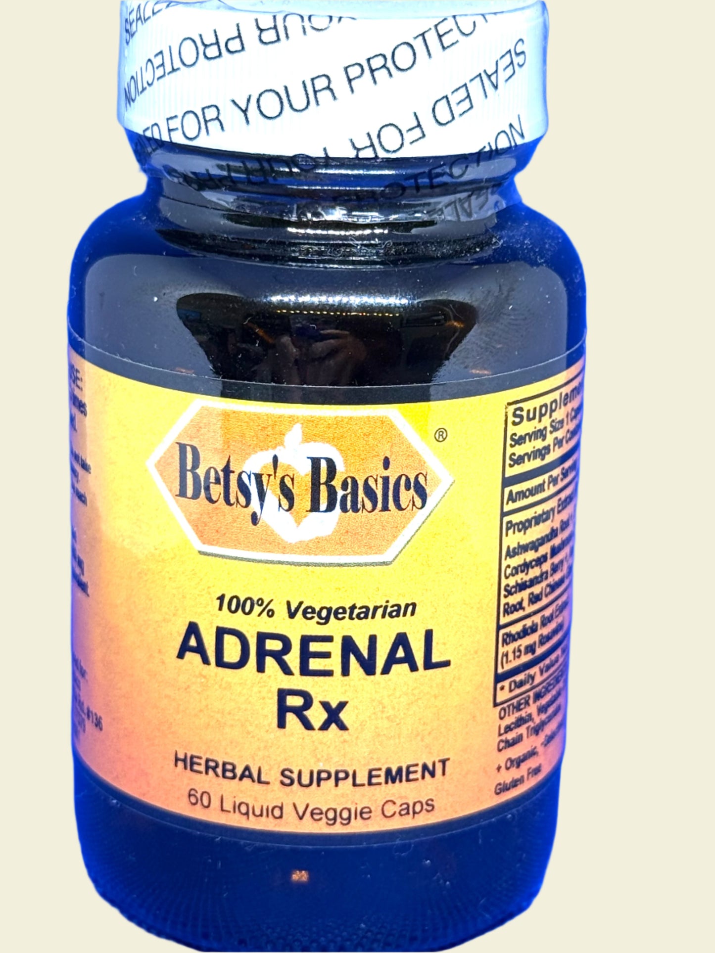 Betsy_s Basics Adrenal RX Liquid Veggie Caps