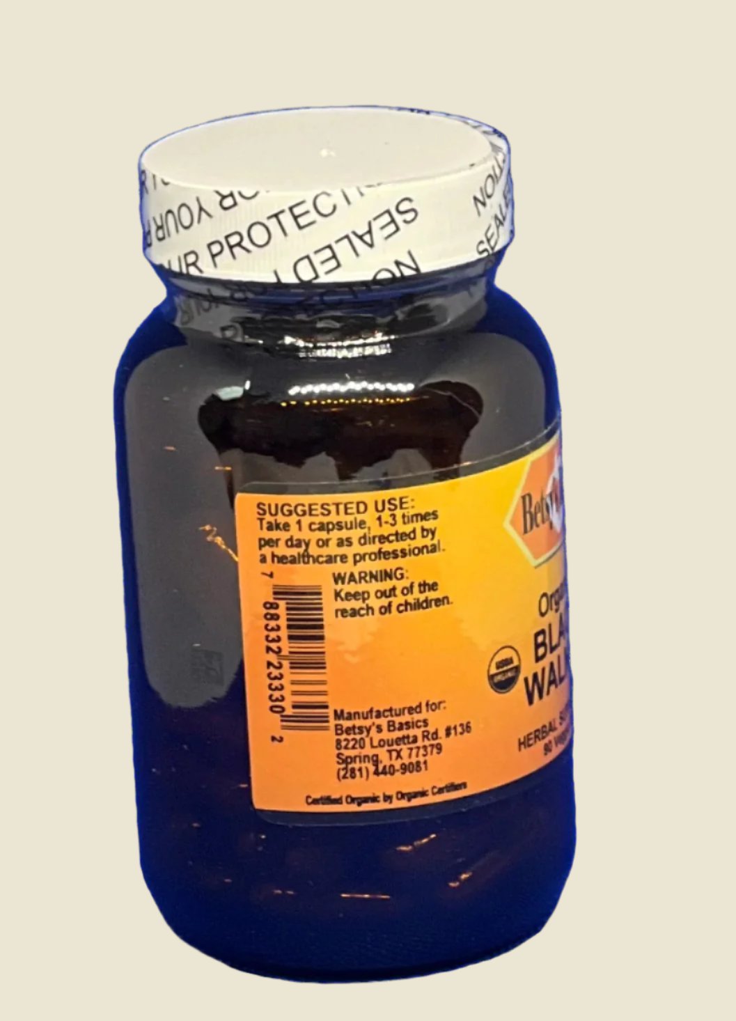 Betsy_s Basics Organic Black Walnut Left Panel