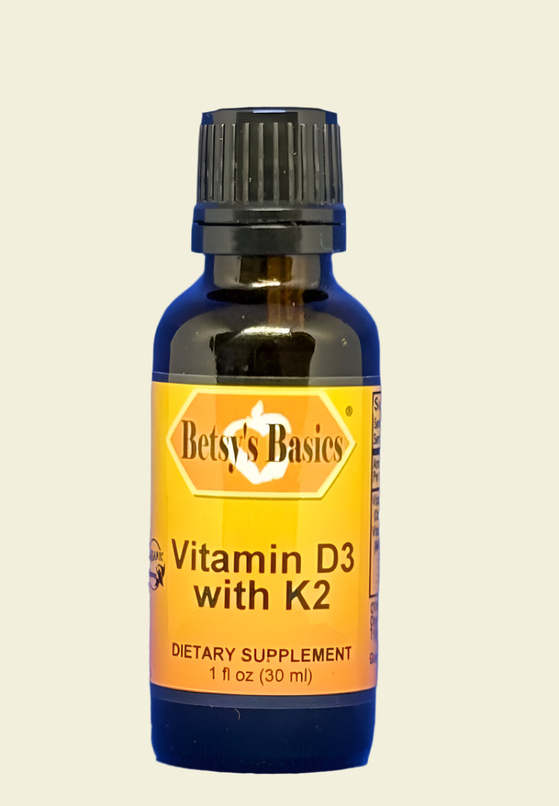 Betsy_s Basics Vitamin D3 with K2 Liquid