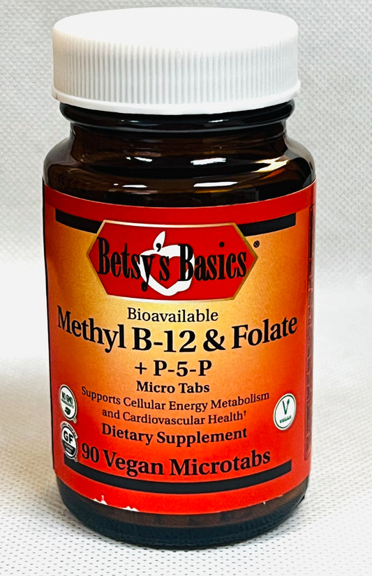 Betsy_s Basics Methyl B-12 and Folate Plus P-5-P Microtabs