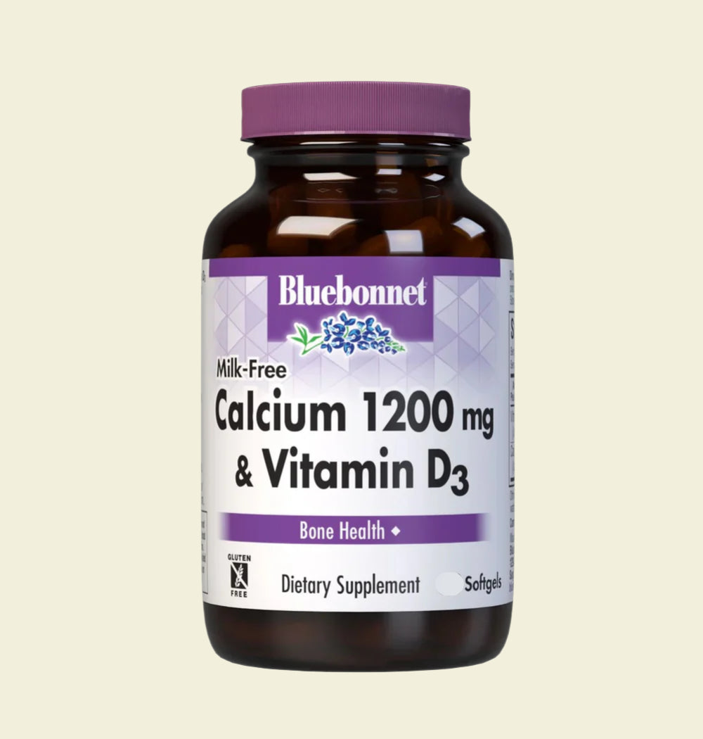 Bluebonnet Nutrition Milk-Free Calcium 1200 mg and Vitamin D3