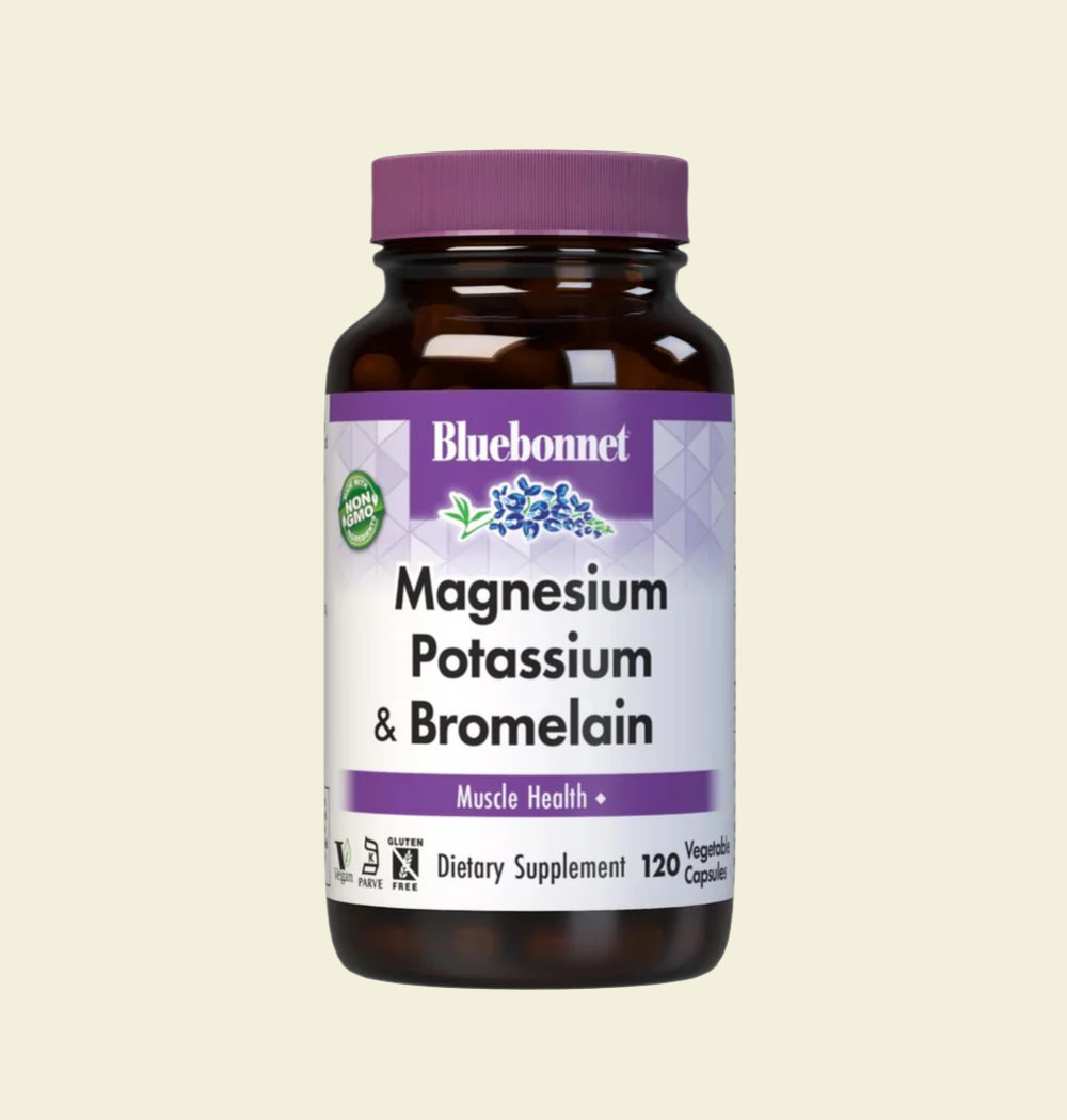 Bluebonnet Nutrition Magnesium Potassium and Bromelain