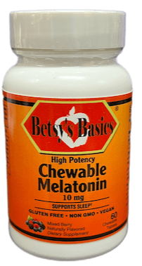 Betsy_s Basics High Potency Chewable Melatonin 10 mg