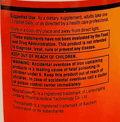 Betsy_s Basics Blood Support Plus Superfoods Left Panel