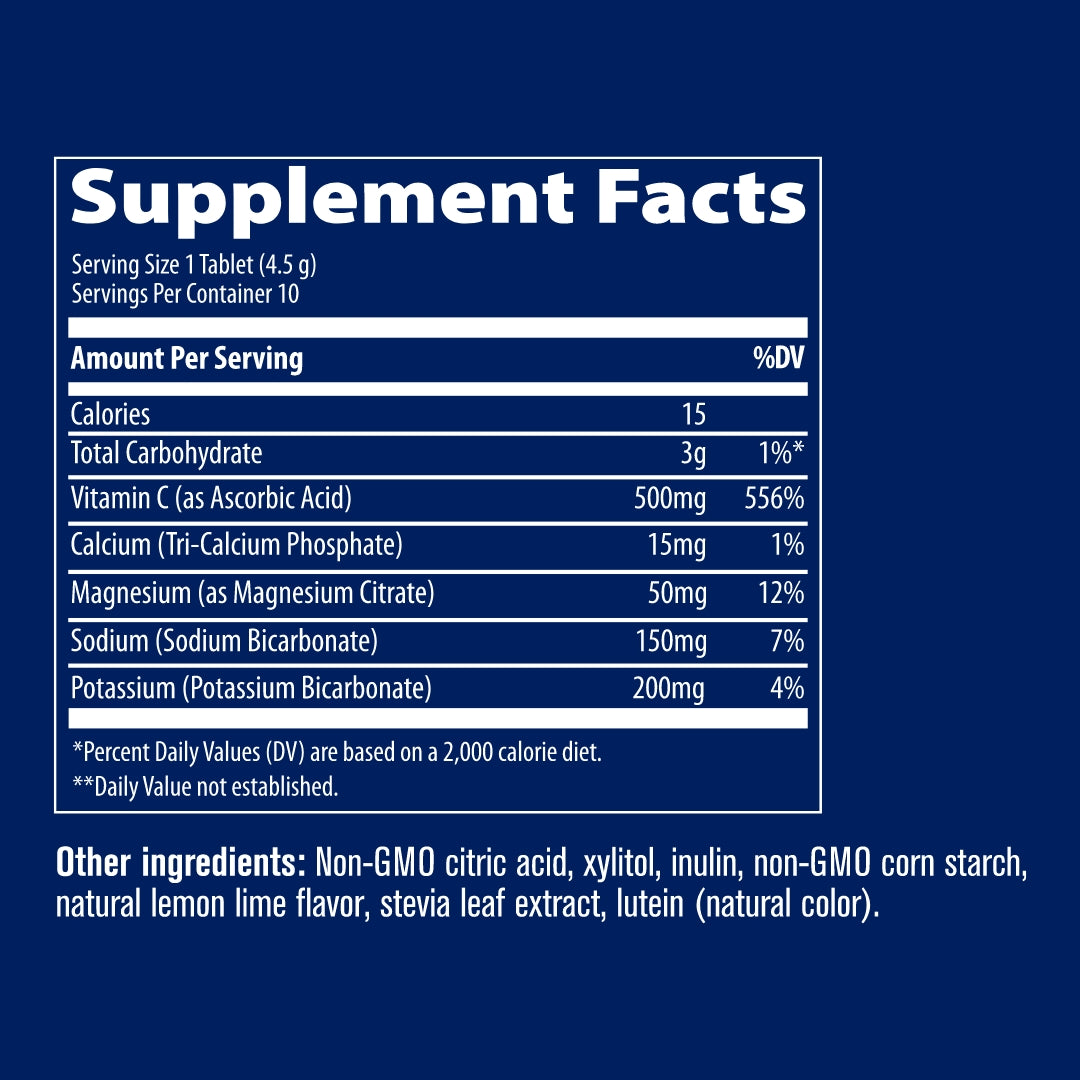 Trace Max-Hydrate Immunity Supplement Facts