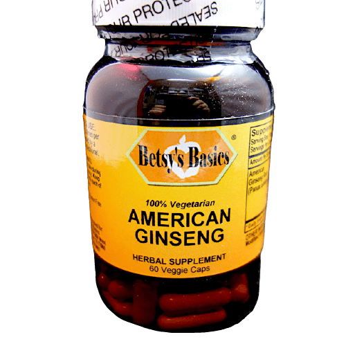 Betsy_s Basics American Ginseng Veggie Caps