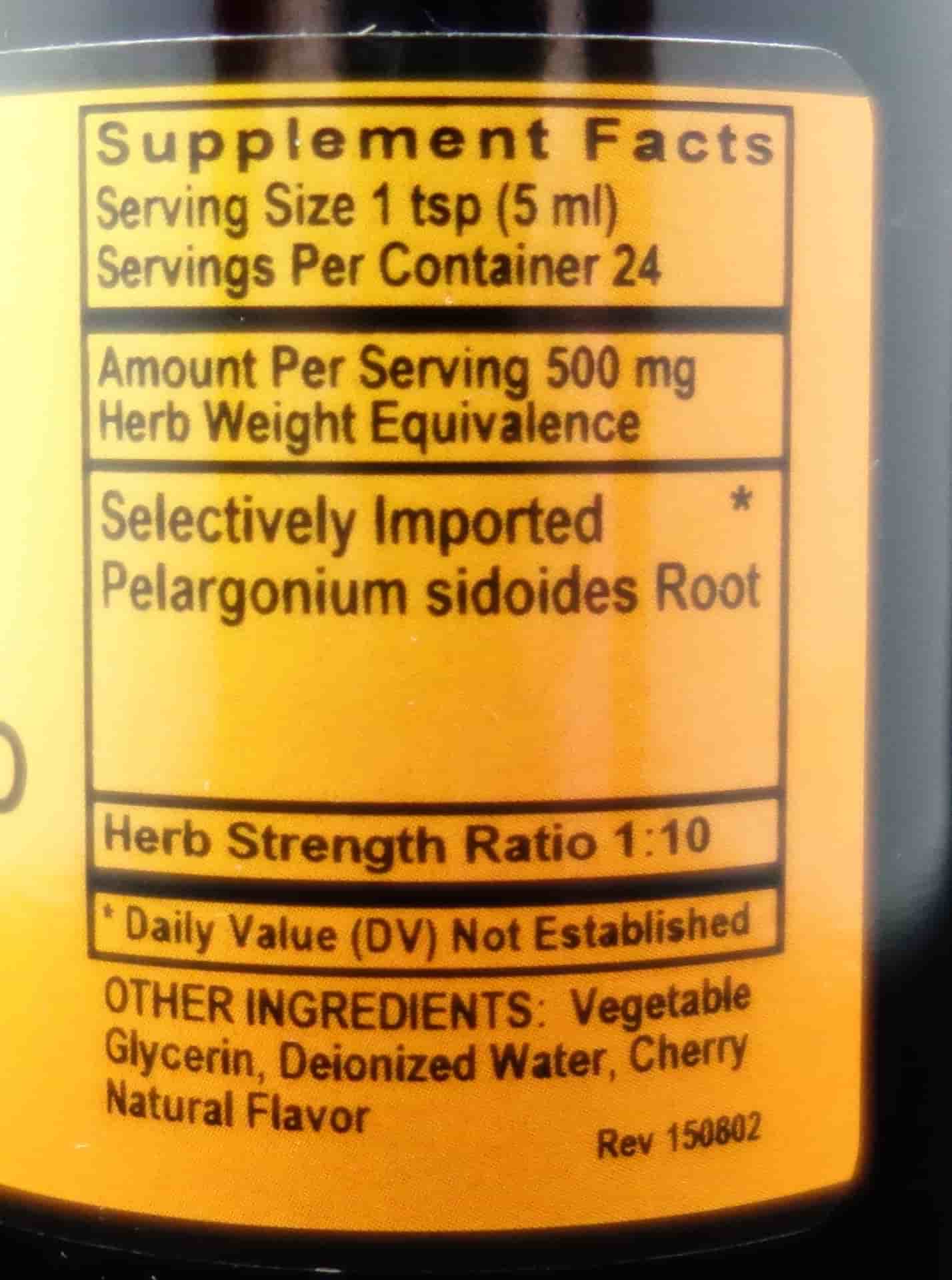 Betsy_s Basics Umckaloabo Supplement Facts