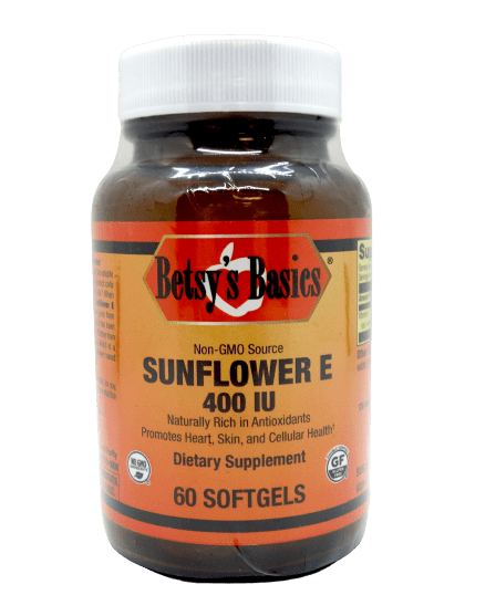 Betsy_s Basics Sunflower E 400 iu Softgels