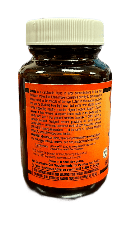 Betsy_s Basics Lutein with Zeaxanthin Left Panel