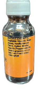 Breath Freshener Vanillamint Flavor Ingredients