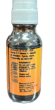 Breath Freshener Vanillamint Flavor Suggested Use