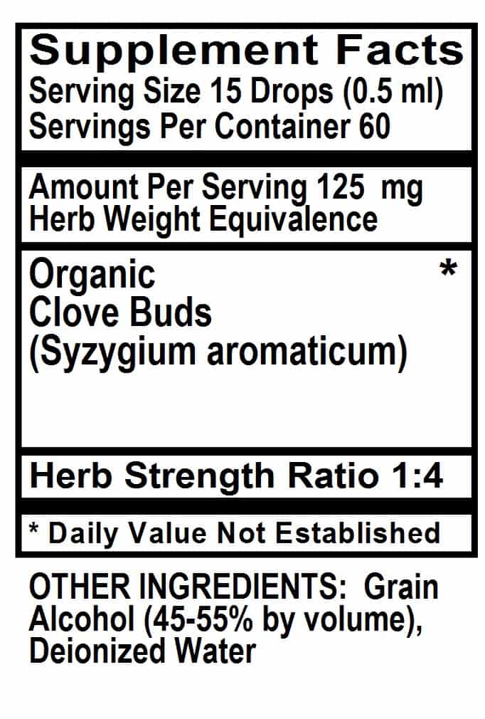 Betsy_s Basics Clove Liquid Herbal Extract