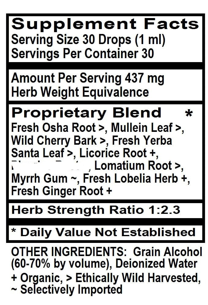 Betsy's Basics Respir-Ease* Supplement Facts