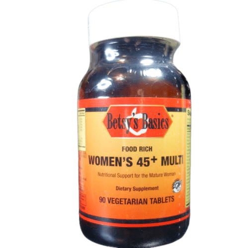 Betsy_s Basics Food Rich Women_s 45 Plus Multi Vegetarian Tablets