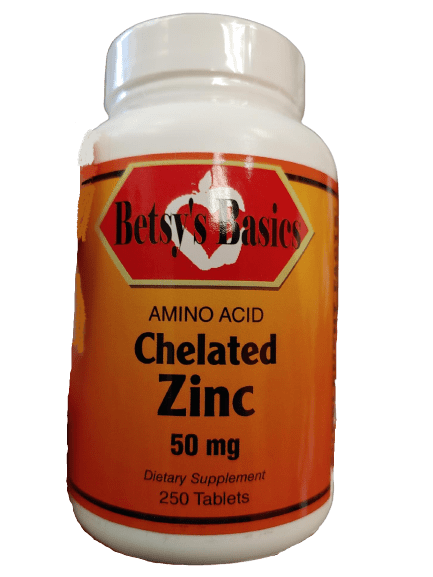Betsy_s Basics Amino Acid Chelated Zinc 50 mg