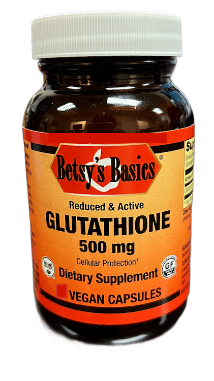 Reduced and Active Glutathione 500 mg, vcaps Betsy's Health Foods Reduced and Active Glutathione 500 mg, vcaps Betsy's Health Foods
