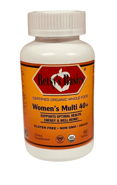 Betsy_s Basics Certified Organic Whole Food Women_s Multi 40 plus