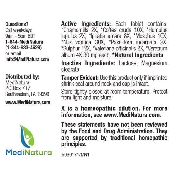 BHI Calming Tablets Active Ingredients