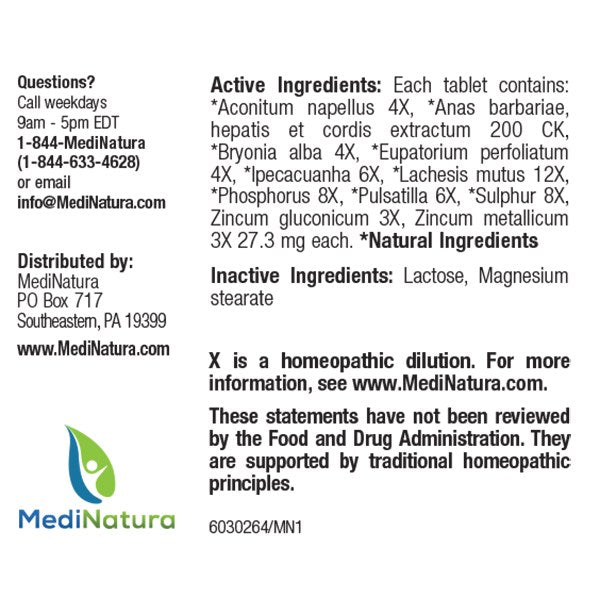 BHI Flu Plus Multi-Symptom Relief Tablets Active Ingredients