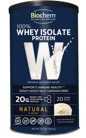100% WHEY PROTEIN NATURAL FLAVOR 12.3 OZ By Country Life