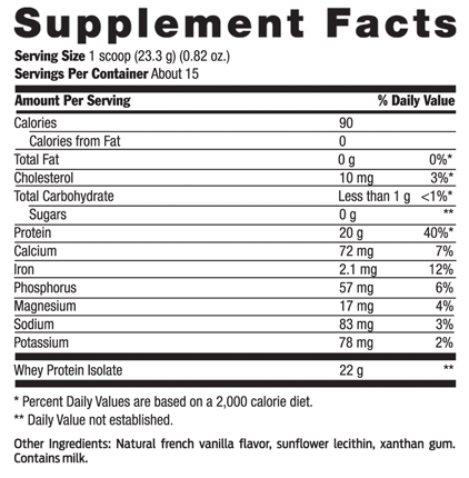 Country Life 100% WHEY PROTEIN NATURAL FLAVOR