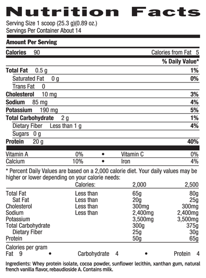 Country Life 100% WHEY SUGAR FREE PROTEIN CHOCOLATE FLAVOR