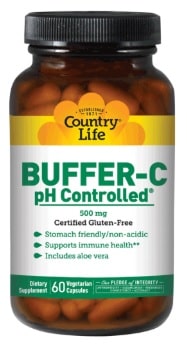 BUFFER-C PH CONTROLLED 500 MG 60 VCAP By Country Life