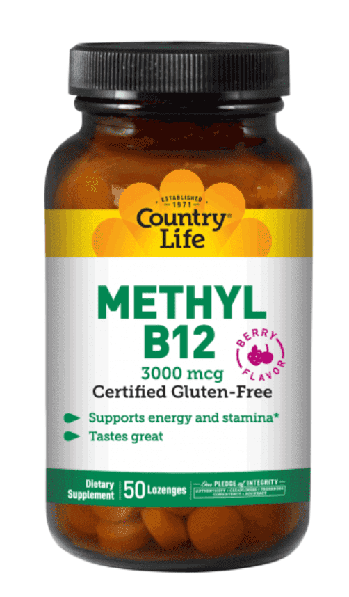 METHYL B-12 LOZENGES 3000 MCG, 50 Loz – Betsy's Health Foods