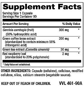 Betsy's Basics Ultimate Slim Support* Supplement Facts