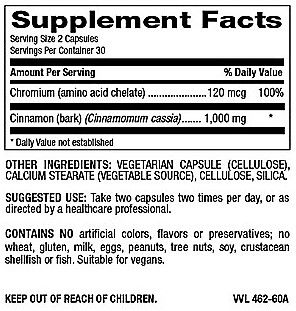 Betsy's Basics Ultimate Blood Sugar Support* Supplement Facts