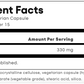 Natural Factors Benfotiamine 330 mg B1 Form Supplement Facts