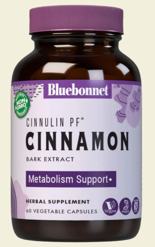 Bluebonnet Nutrition Cinnulin PF Cinnamon