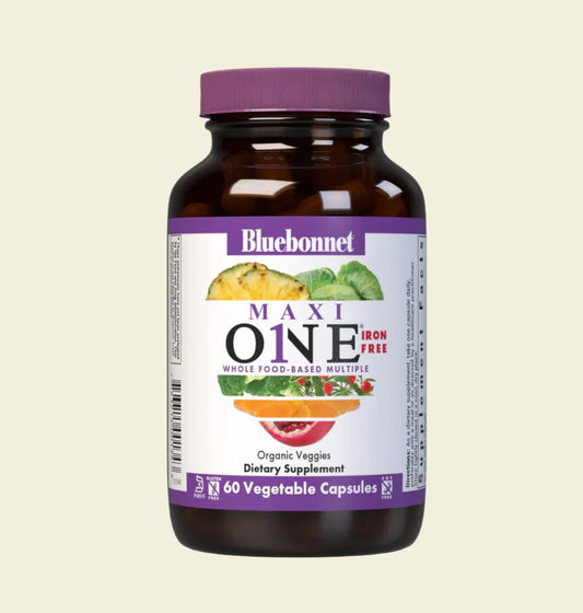 Bluebonnet Nutrition Maxi One Whole Food Based Multiple Iron Free