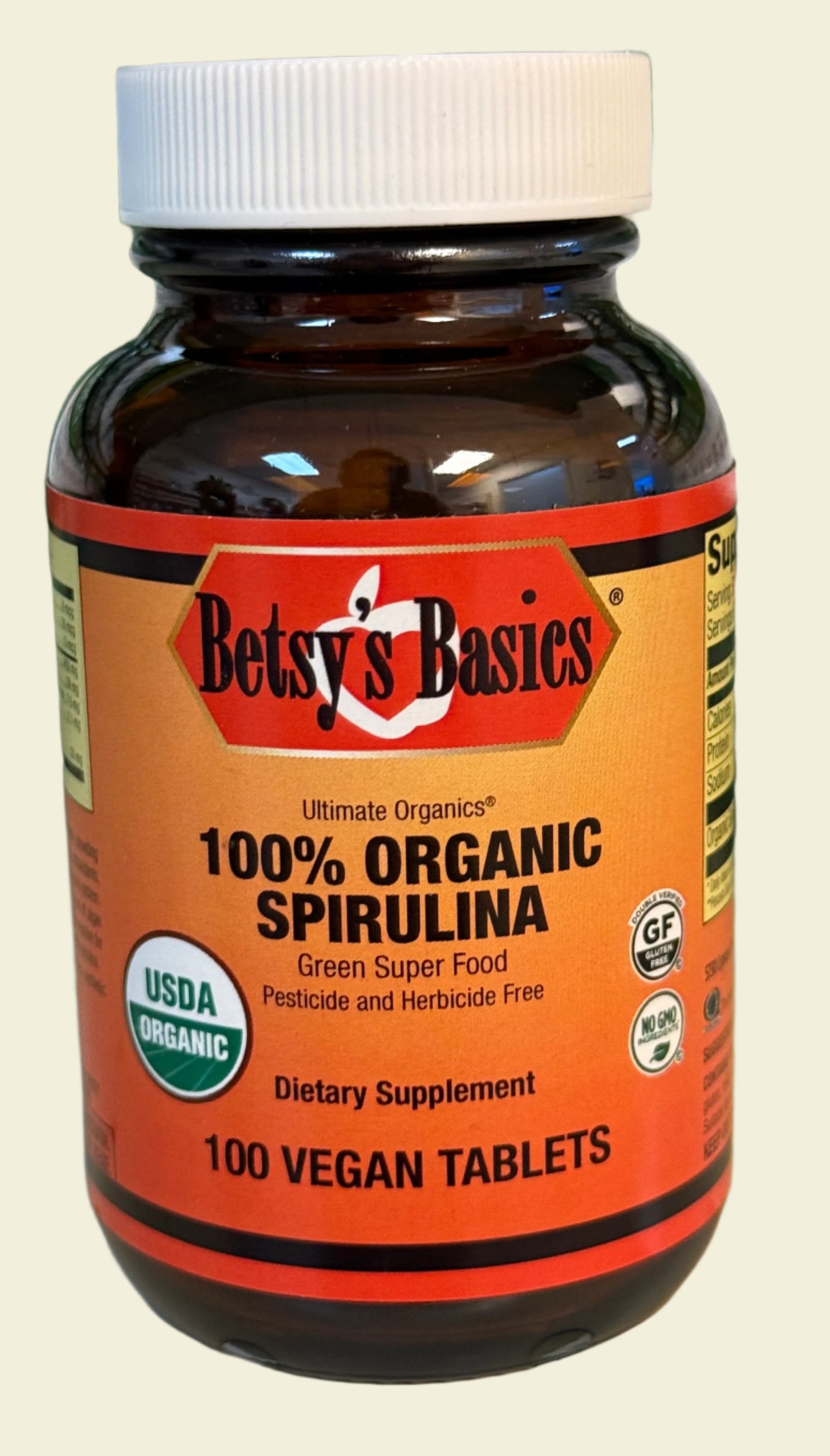 Betsy_s Basics 100 percent Organic Spirulina