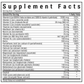 Bluebonnet Nutrition Multi One Iron Free Supplement Facts
