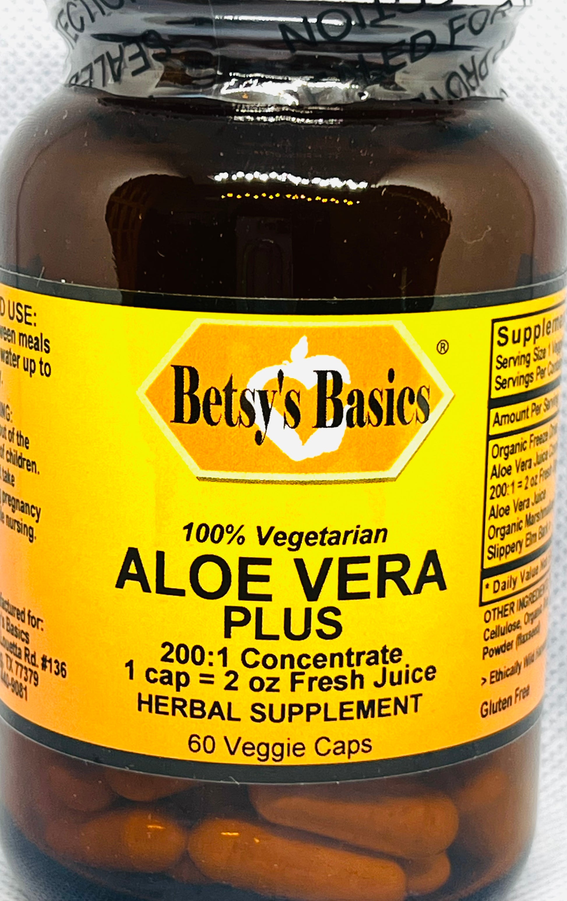 Betsy_s Basics Aloe Vera Plus