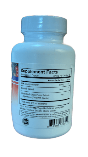 Ramona_s Essentials DIM Ultra Supplement Facts