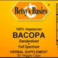Betsy_s Basics Bacopa Supplement Facts Label