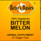 Betsy_s Basics Bitter Melon Supplement Facts Label