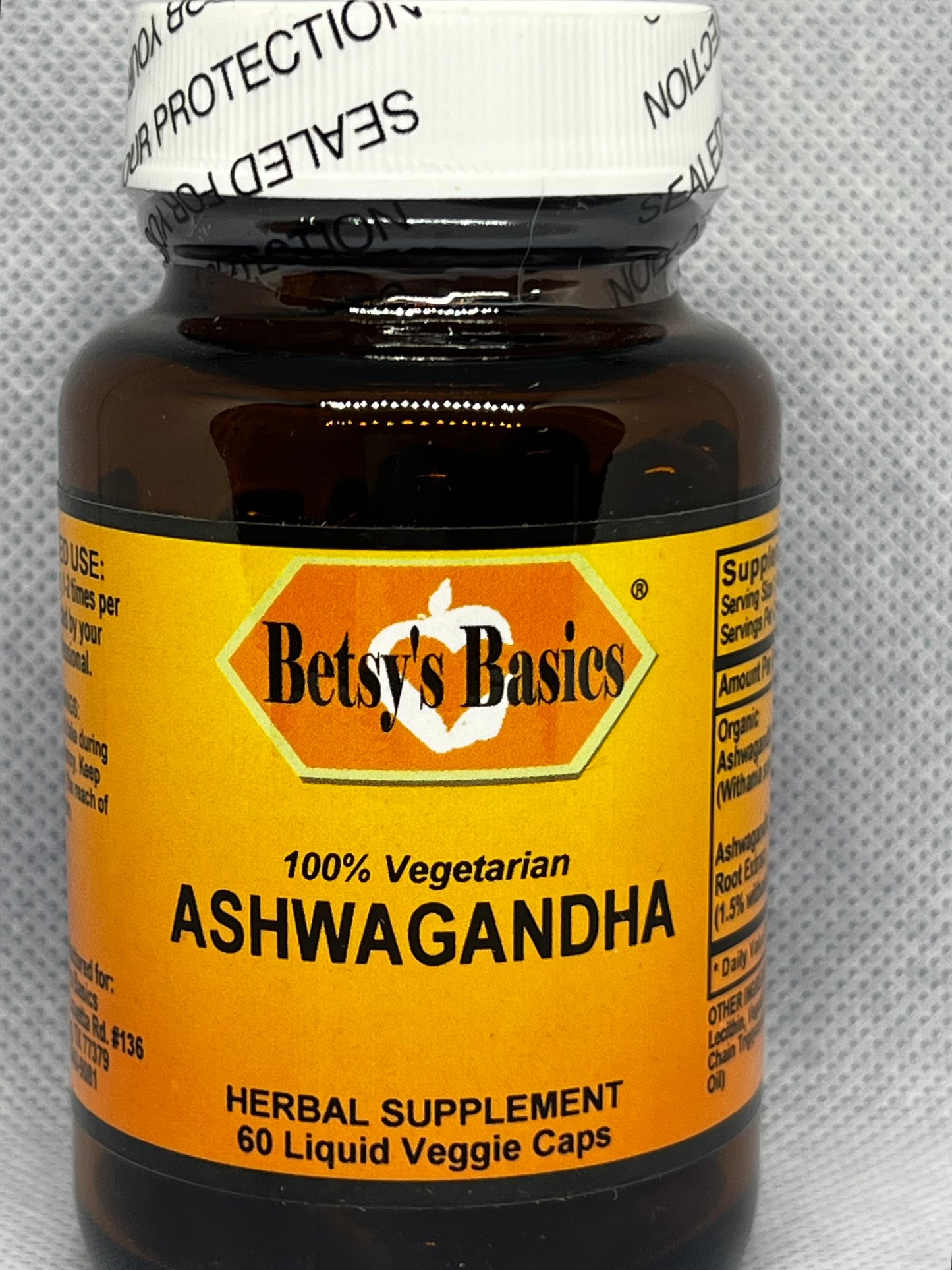 Betsy_s Basics Ashwagandha Liquid Vcaps