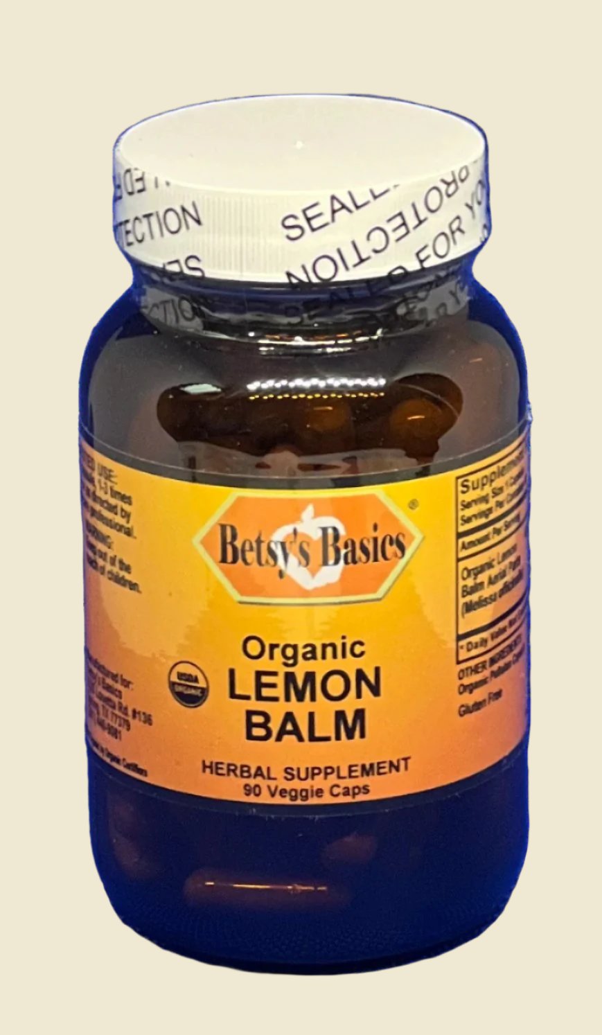 Betsy_s Basics Organic Lemon Balm