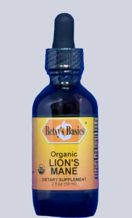 Betsy_s Basics Organic Lion_s Mane Liquid Dietary Supplement