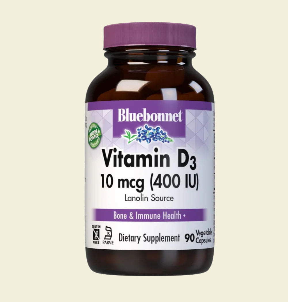 Bluebonnet Nutrition Vitamin D3 400 iu