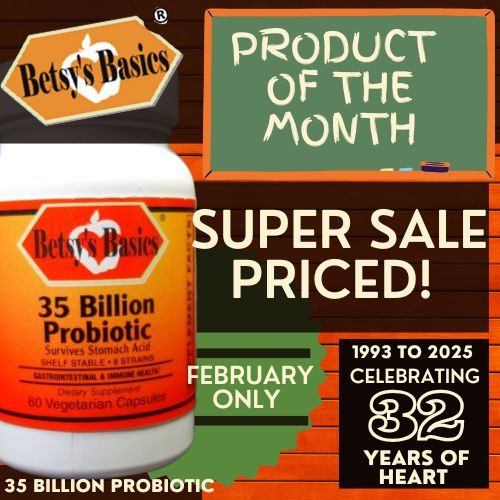 Betsy_s Basics 35 Billion Probiotic on Super Sale this February