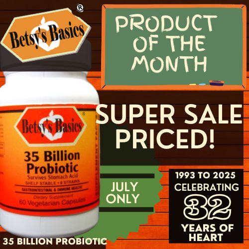 Betsy_s Basics 35 Billion Probiotic on Super Sale this July