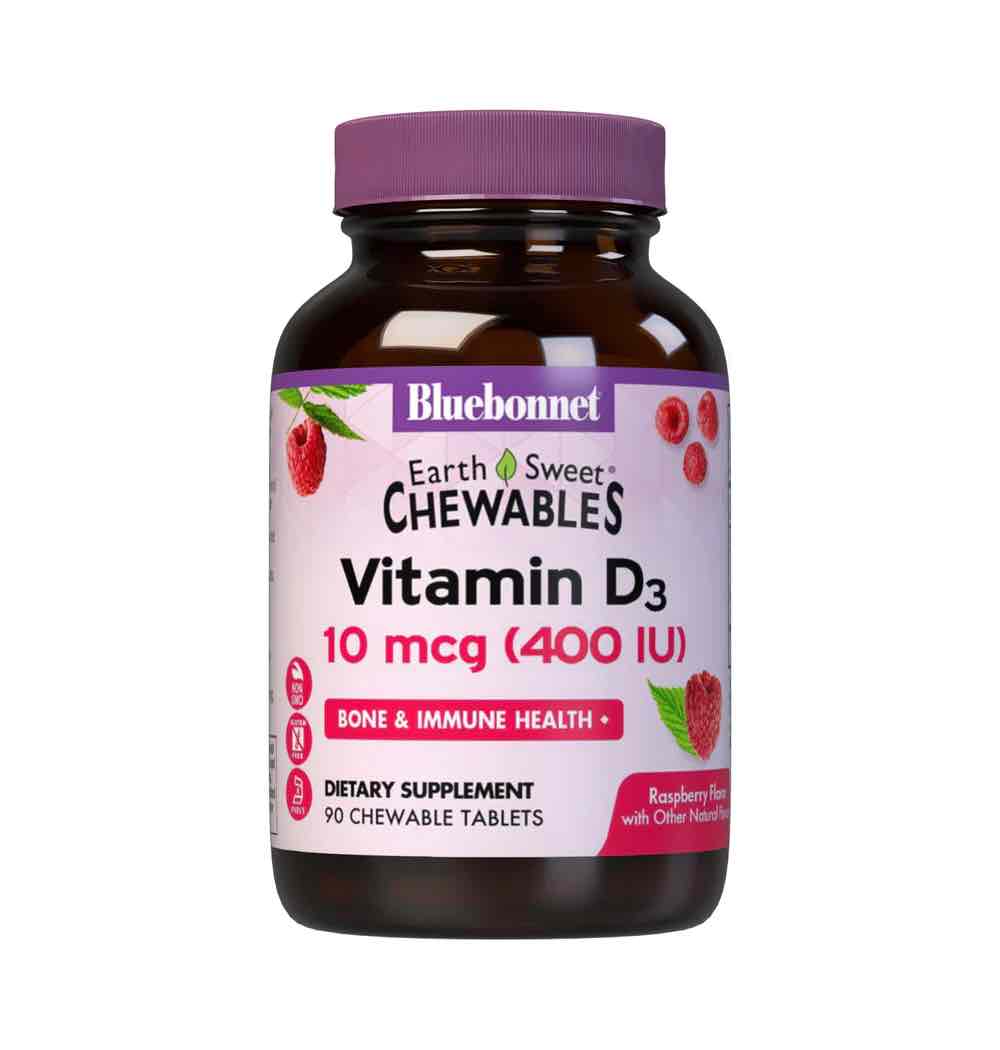 Bluebonnet Nutrition Vitamin D3 400 iu chew