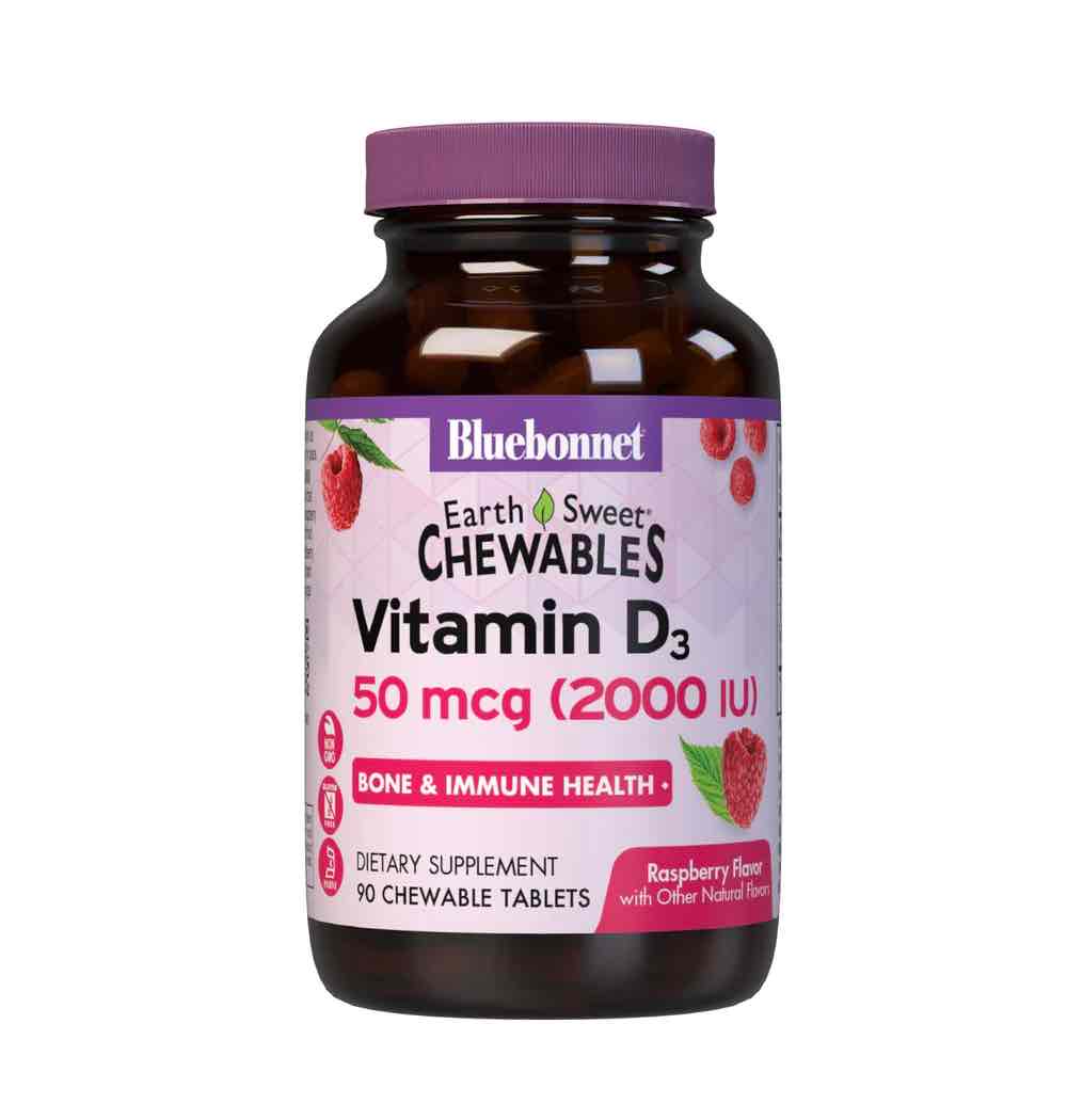 Bluebonnet Nutrition Vitamin D3 2000 iu chews