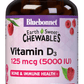 Bluebonnet Earthsweet Chewables Vitamin D3 125 mcg 5000 iu