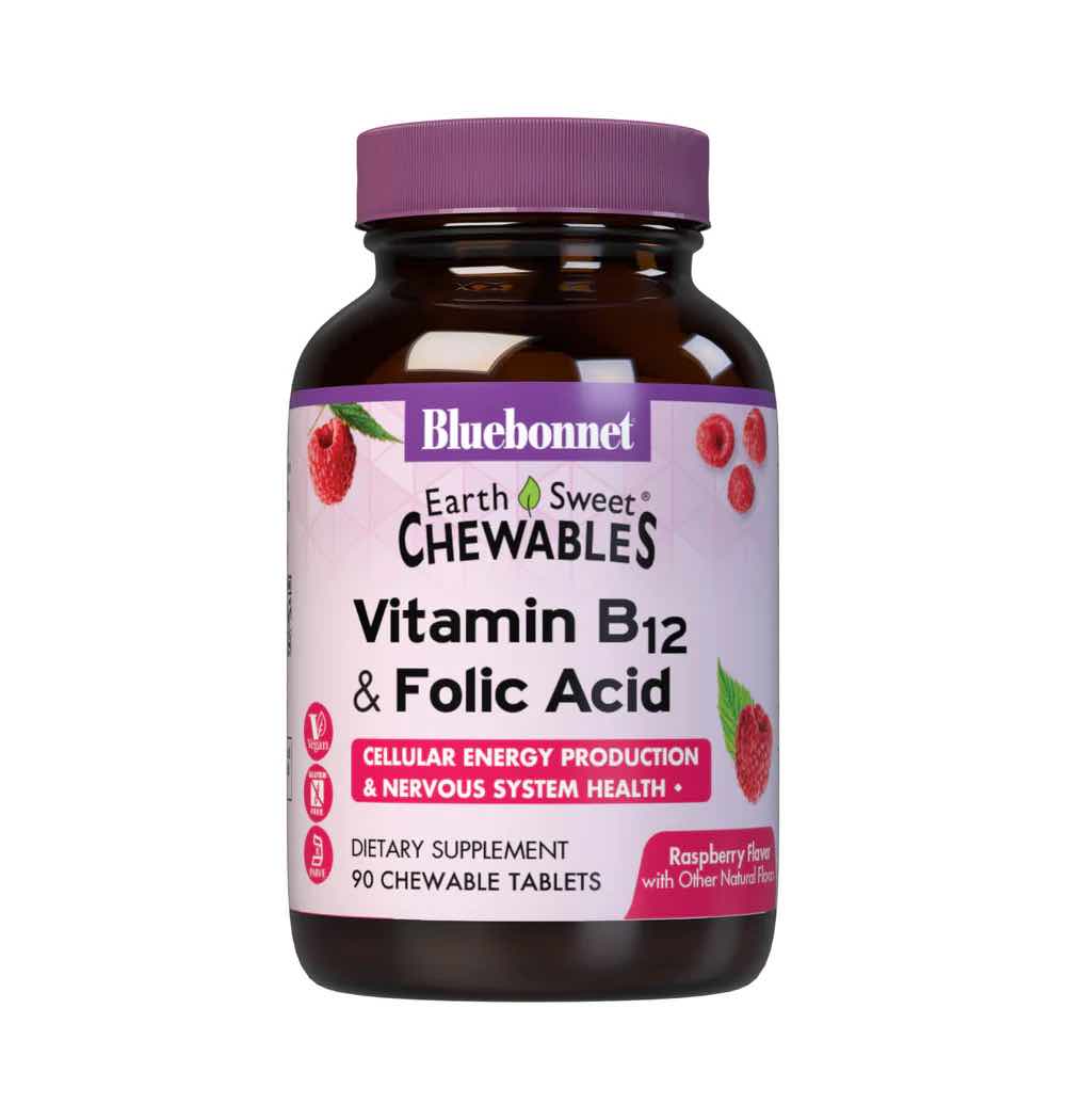 Bluebonnet Nutrition Vitamin B12 and Folic Acid chew